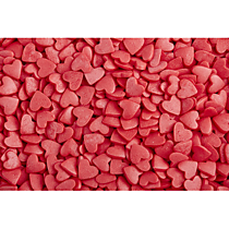 Сердечки красные