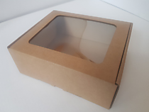 Упаковка 300*300*100 ММ. с окном КРАФТ