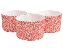 Форма для кулича 134/90 мм Флора красная