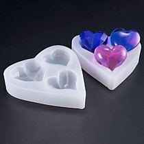 3D молд Три сердца