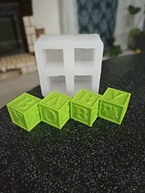 3D молд Кубики